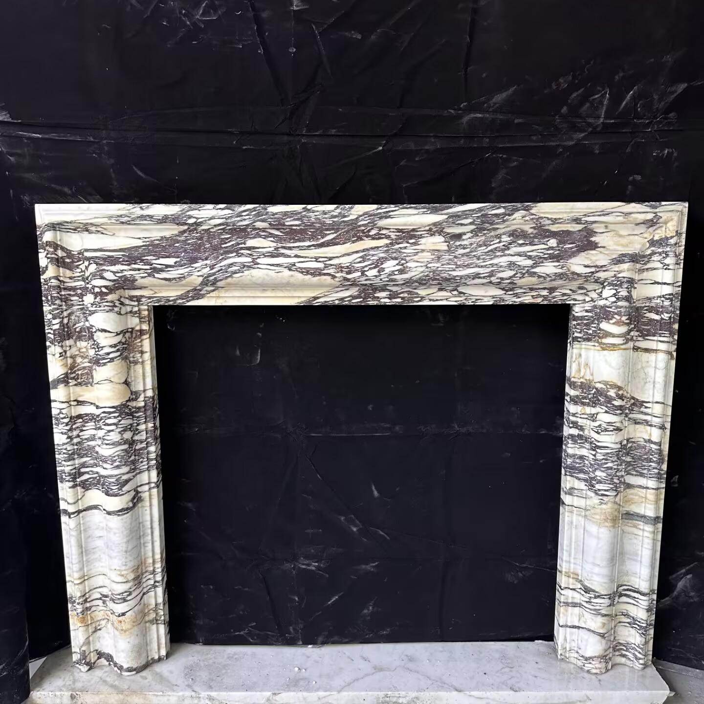 Polished Calacatta Viola marble large bolection        size:  60